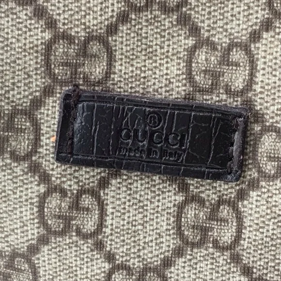 Authentic Gucci Monogram GG Plus Boston Top Zip Tote - Picture 8 of 16